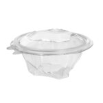 PET containers, 375 ml, Ø152/70 mm, with hinged lid, transparent, 75 pcs. - Image 2