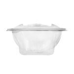 PET containers, 1000 ml, Ø185/90 mm, with hinged lid, transparent, 100 pcs. - Image 3