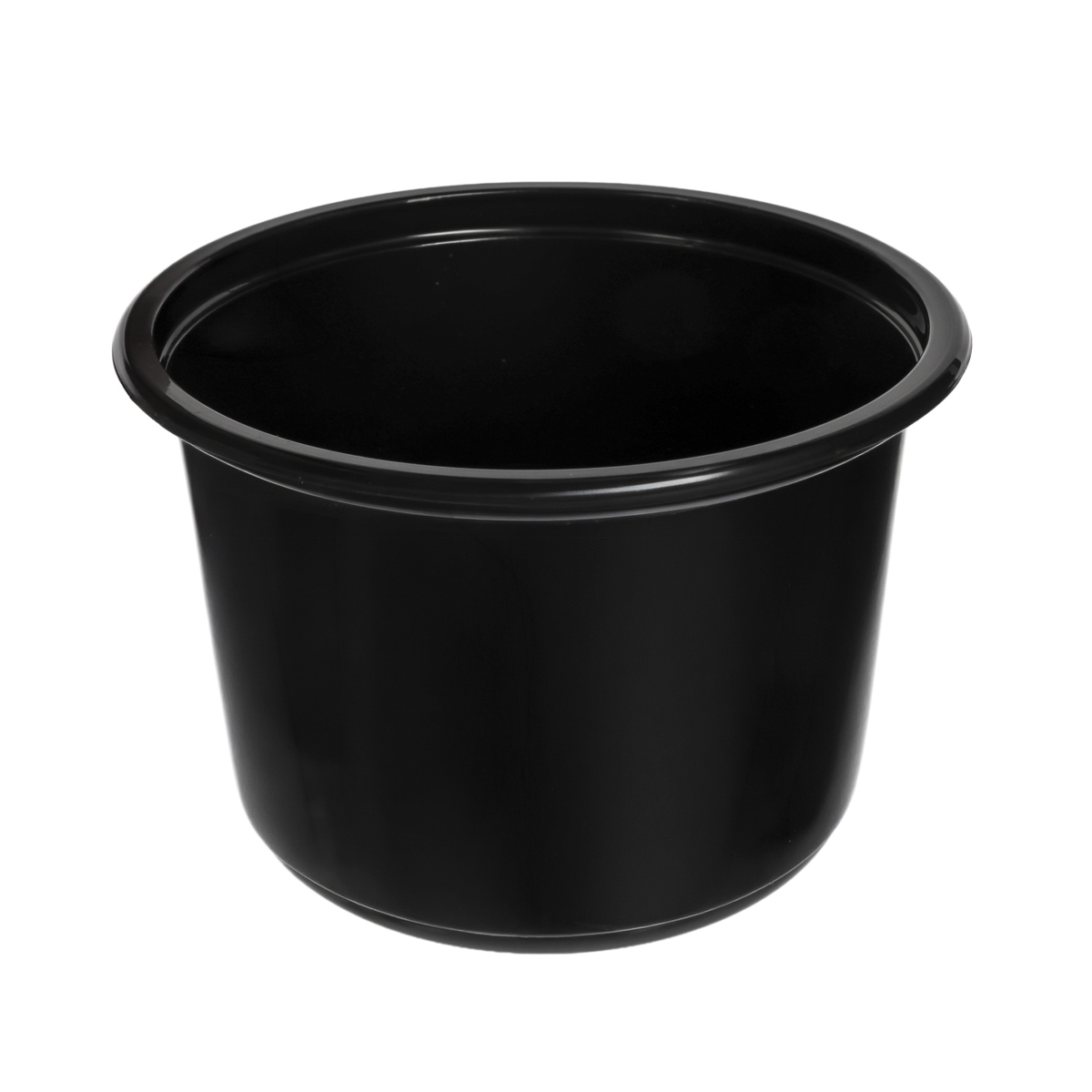 298118PPBL.JPG Indeliai, apvalūs PP 500ml Ø115/80mm,50vnt.,juod. - Image 1
