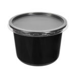 Indeliai, apvalūs PP 500ml Ø115/80mm,50vnt.,juod. - Image 3