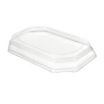 PET lids for trays 550x360x63 mm, transparent, 10 pcs.