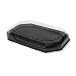 PET lids for trays 550x360x63 mm, transparent, 10 pcs. - Image 3