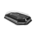 PET lids for trays 550x360x63 mm, transparent, 10 pcs. - Image 5