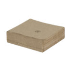 Paper napkins MT, 2sl, 25x25cm, 1/4, light brown, 100pcs.