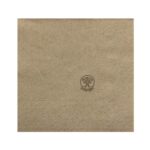 Paper napkins MT, 2sl, 25x25cm, 1/4, light brown, 100pcs. - Image 3