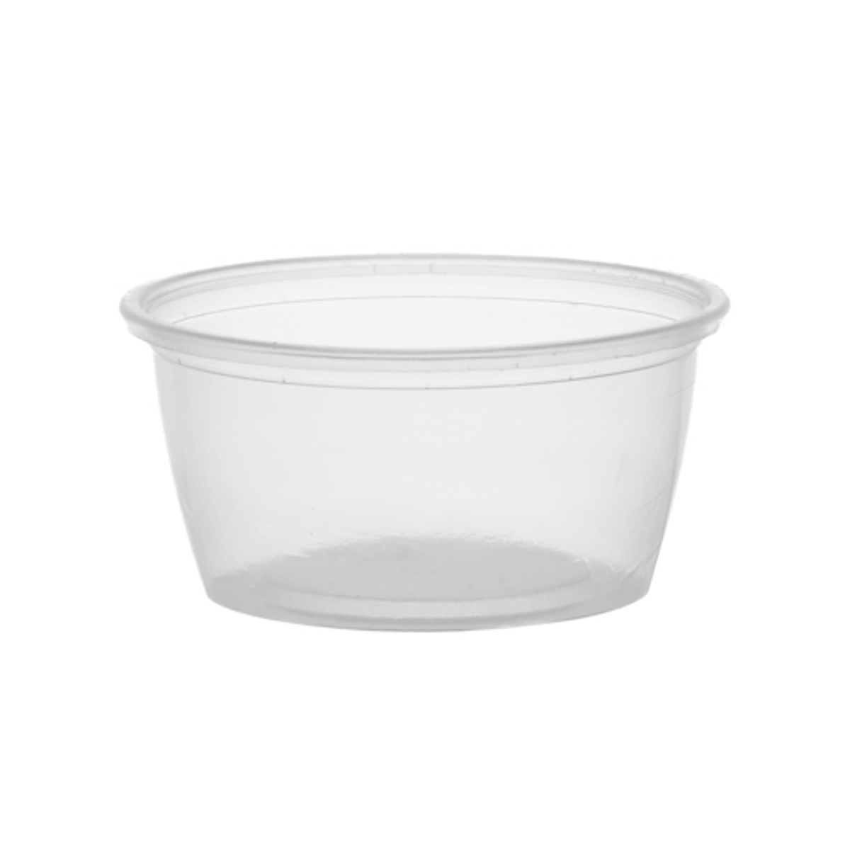 20B200TR.jpg PP sauce containers, 59 ml, Ø63 mm, transparent, 250 pcs. - Image 1
