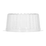 PET lids for cake boxes Ø220/100 mm, transparent, 156 pcs. - Image 2