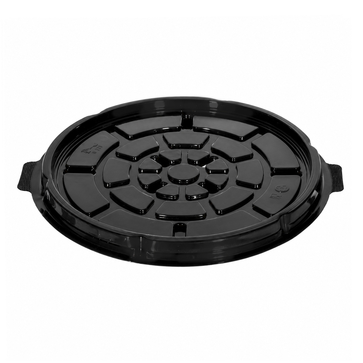 28220ME.JPG PET cake boxes, Ø220 mm, black, 156 pcs. - Image 1