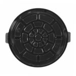 PET cake boxes, Ø220 mm, black, 156 pcs. - Image 2