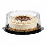 PET cake boxes, Ø220 mm, black, 156 pcs. - Image 4