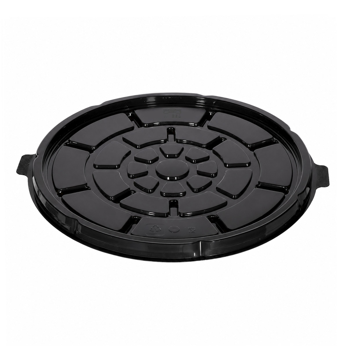 28260ME.JPG PET cake boxes Ø260 mm, black, 100 pcs. - Image 1