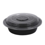PP lids for containers Ø159mm, transparent, 50 pcs. - Image 3