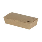 Containers reclosable PAP, 200x100x50mm, white/kraft - Image 2