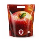Juice bag – stand-up pouch with tap and Apple print, 3L